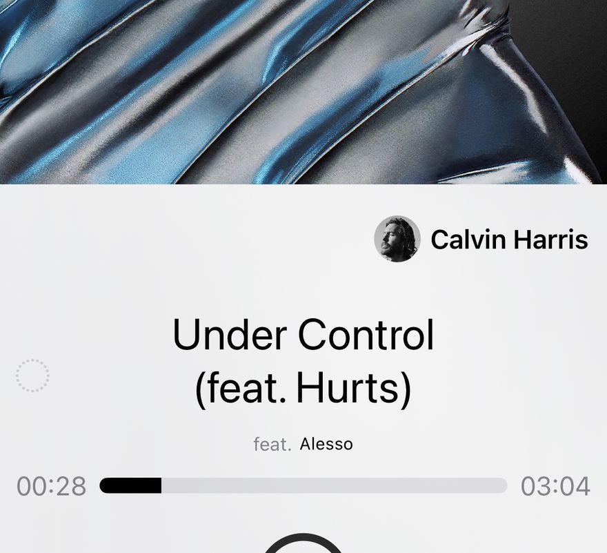 Music for Now player screen
